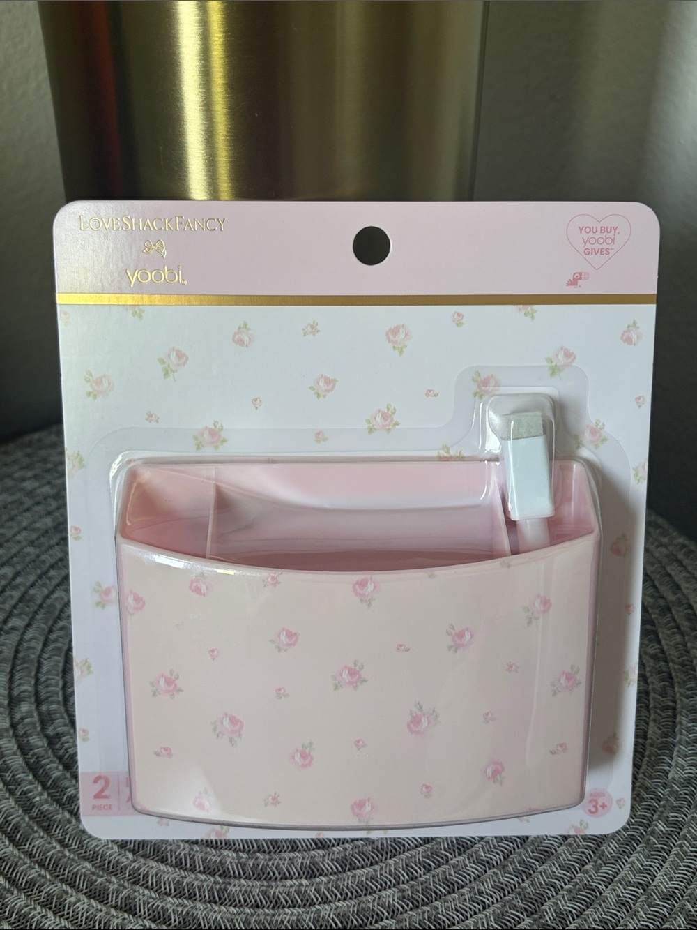 NWT Love Shack Fancy X Yoobi Blooming Heirloom Ditsy Magnetic Cup & Marker